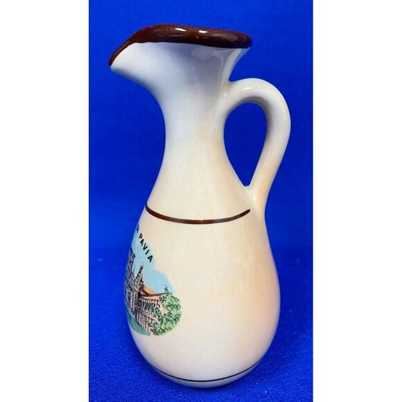 Estate Certosa Di Pavia Monastery Lombardy Italy Holy Water Wine 6” Pitcher! 75‎ - Picture 2 of 7